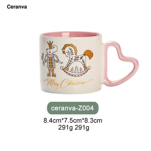 Taza de Porcelana Navideña con Diseño de Cisne Bailarín, Ecológica, Apta para Alimentos, Apta para Lavavajillas y Microondas, Reutilizable, Portátil, Regalo Perfecto - Product Image 3