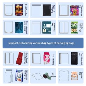 Sacs d'emballage personnalisés en aluminium autoportants refermables pour café, thé, snacks et aliments pour chiens avec impression couleur - Product Image 2