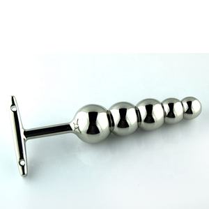 Grande Butt Plug in metallo Super Big Size metallo anale Dildo Plug massaggiatore giocattoli del <span class=keywords><strong>sesso</strong></span> con perline donne uomini prodotti del <span class=keywords><strong>sesso</strong></span> - Product Image 4