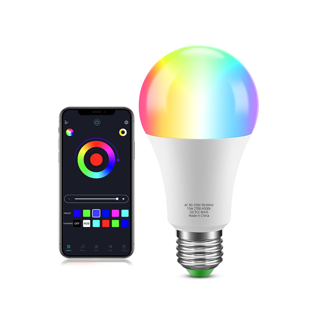 Modern Home Decoration Sleep Night Light Remote Control Dimming Color Adjustment Atmosphere Led Ball Tuya Wifi Smart Light Bulbs