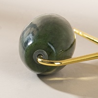 Outils de soins de la peau du visage masseur de visage Xiuyan ensemble de rouleaux de Jade rouleau de Jade personnalisé et Gua Sha pour réduire les poches améliorer les rides