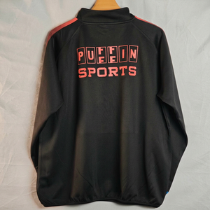 Sweat-shirt à col demi-zippé à manches longues pour homme PUFFIN SPORTS, personnalisé, séchage rapide, respirant, coupe classique, pour le printemps et l'automne - Product Image 5