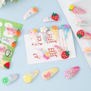 Cute Fruit BB <b>Clips</b> For Kids Plastic Hairpins Daily Use Child Hair Accessories <b>Spring</b> 2023 Yiwu Origin - Product Image 2