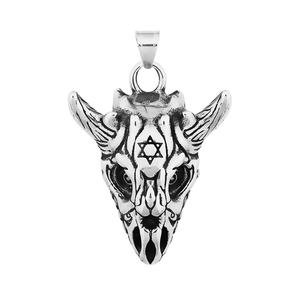 Collar con Colgante de Cabeza de Toro, Estilo Punk Vikingo Gótico, de Acero Inoxidable para Hombre, Venta al Por Mayor de Fábrica - Product Image 5