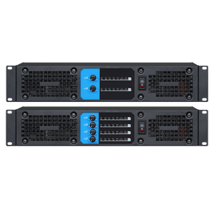 แอมพลิฟายเออร์ OEM EIF ET2500/4500 ระดับประสิทธิภาพสูง Class D แบบติดตั้งบนแร็ค 2U 2/4 แชนแนล โลหะ 8 โอห์ม สำหรับงานแสดงบนเวที - Product Image 1