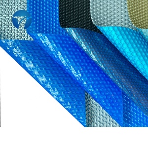 Bâche solaire pour piscine Taiyue de haute qualité, bleue, basse densité, 200 microns, en polyéthylène LLDPE, bulles Hamburger 15 mm, 50M/25M - Product Image 5