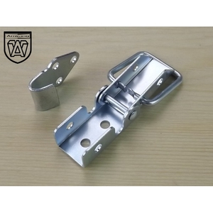 Cerradura de caja de herramientas con hebilla de resorte de hierro galvanizado, clip de acero inoxidable, pestillo para caja de puente - Product Image 5