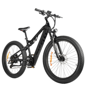 Bicicleta eléctrica de montaña de 27.5 pulgadas con doble suspensión, batería de litio de 48v, bicicleta eléctrica para descenso con suspensión completa. - Product Image 2