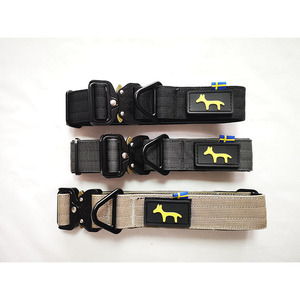 Taktisches 1,5-Zoll-Nylon-Hundehalsband für großes Hunde training - Product Image 5