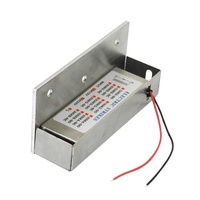 Serrure Électrique à Cathode en Acier Inoxydable/Alliage de Zinc, Alimentation DC12V pour Serrure de Porte Électronique, Idéale pour Location et Portes Anciennes