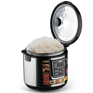 Electric Smart 6L Fully Automatic Stainless Steel Multi-Functional Non-Stick Coating Rice Cooker Measuring Cup Digital <b>Timer</b> - Product Image 3