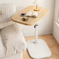 En gros, Bureau d'étude portable et réglable pour étudiants en dortoir, avec rangement en bois massif, mobile et rotatif