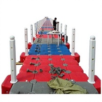 Pontons flottants en plastique HDPE pour la protection des bateaux 500x500x400mm