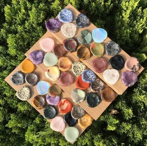 Pierres <span class=keywords><strong>de</strong></span> poche anti-anxiété et anti-troubles, en cristal <span class=keywords><strong>de</strong></span> chakra, pour la méditation et la guérison énergétique Reiki, fabriquées par une usine professionnelle depuis 20 ans - Product Image 6