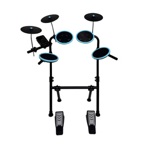 AIERKE DD01 Instrumentos de Percusión Profesionales, Batería Electrónica <span class=keywords><strong>Acústica</strong></span> Ligera de Arce para Principiantes y Niños - Product Image 1