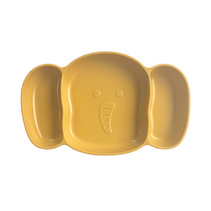 Assiette d'alimentation pour bébé en silicone, forme d'éléphant, sans BPA, 0-12 mois, plateau repas pour nourrissons avec base à ventouse - Product Image 3