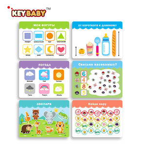 KEYBABY langue russe enfants <span class=keywords><strong>sensoriel</strong></span> éducatif bébé mon <span class=keywords><strong>livre</strong></span> occupé préscolaire livres calmes pour enfants impression - Product Image 4