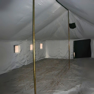 Grande tente d'urgence à une chambre, quatre saisons, en toile robuste, abri de campement pour les interventions en cas de catastrophe - Product Image 5