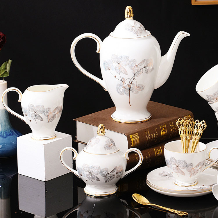 Wholesale British 21 Heads Coffee Set - Perfect for Afternoon Tea