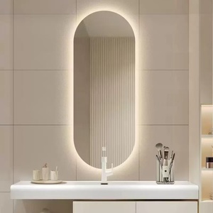 Smart Wall-mounted <strong>Dressing</strong> <strong>Room</strong> <strong>Mirror</strong> <strong>with</strong> Full-Length LED <strong>Lighting</strong> Modern Oval Diode Glass for Bathroom Use - Product Image 5