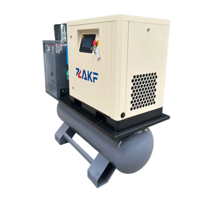 Compressore d'aria rotativo a vite industriale ZAKF PM VSD 3.7KW 5hp con serbatoio essiccatore integrato 10Bar 0.3m3/min 230V 50HZ Silenzioso per officina auto - Product Image 6