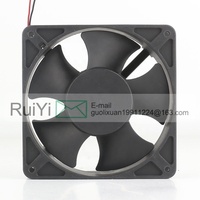 Original Sunon 5V 12V 48V DC 24V 6.2W AC EC 12038 120X120X38MM 12CM Double Ball Server Inverter 2-wire KD2412PMB1-6A Ventilateur De Refroidissement