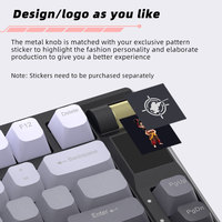 Clavier de jeu sans fil Keywin TK75 Mini 75% RGB, triple mode, accessoires informatiques avec interface USB, nouveau