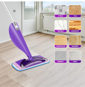 Double usage 12 pouces pour <span class=keywords><strong>Swiffer</strong></span> Wet Jet Compatible Ultra-Fine Fiber Mop Pen Core Sky Blue Dry & Wet Mop Spare Cloth - Product Image 3