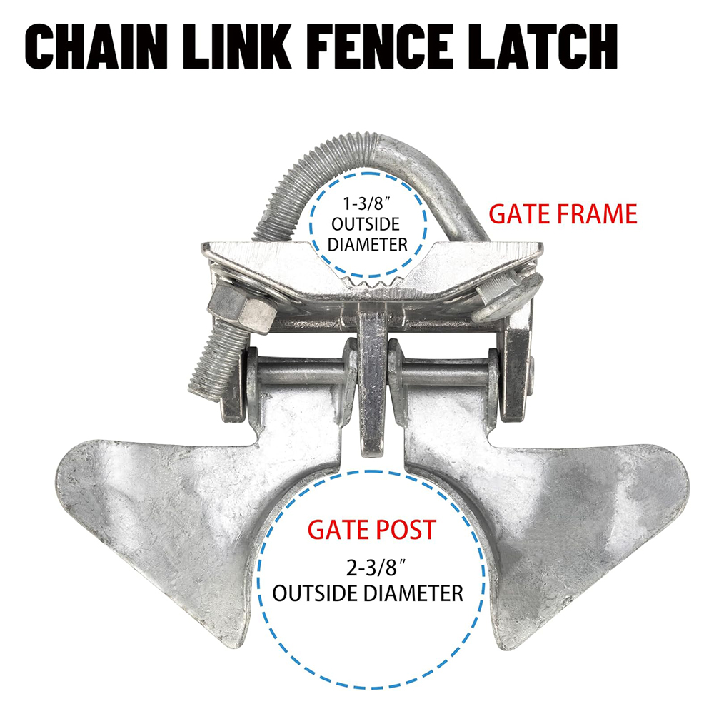 Chain Link Butterfly Gate Latch Chain Link Fence Latch Durable Kennel Gate  Latch| Alibaba.com