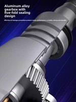 Machine de forage diamantée Dongcheng Z1Z-FF-190 alimentée par courant alternatif 220V pour climatiseurs, béton, diamètre max. 190mm, 6kg