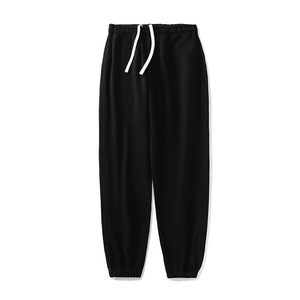 <span class=keywords><strong>Pantaloni</strong></span> pesanti 340g elasticizzati in vita da uomo donna <span class=keywords><strong>pantaloni</strong></span> da Jogger di fascia alta traspiranti comodi tinta unita per la primavera estate - Product Image 3