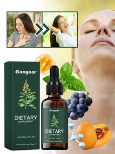 New Lung Clear Liquid Protect Liver Stop Ronquido Alivio Dolor de garganta Refrescante Lung Detox Limpiador de hierbas Spray para fumadores Gotas - Product Image 6