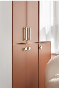 Poignée en cuir multicouche pour tiroirs d'armoires et d'armoires en alliage de zinc accessoires de poignée d'armoires à chaussures - Product Image 3