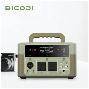 2000w Camping en plein air d'urgence 300w Golden Fournisseur Batterie 700wh Centrale électrique portable