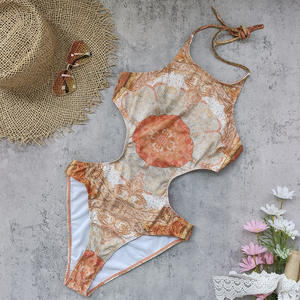 เดรสยาวลูกไม้เปิดไหล่ของผู้หญิงชุดเดรสปาร์ตี้เปิดไหล่พิมพ์ลายดอกไม้วินเทจแฟชั่น - Product Image 3