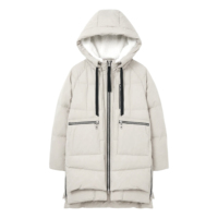 Veste d'hiver épaisse pour femme Boying, motif 3D, manches longues, col boutonné, personnalisable OEM ODM