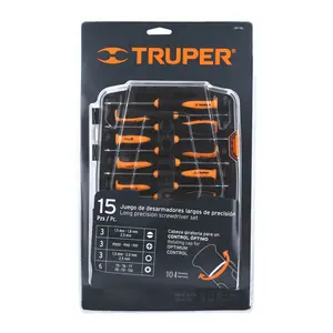 Coffret de 2 avec 15 tournevis de précision longs, TRUPER - Product Image 4