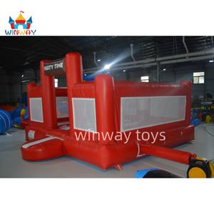 บ้านลมเป่าลมพีวีซี Winway สีแดงขาว ขนาด 2.5x2.5 เมตร พร้อมสนามกีฬาสำหรับเด็ก ใช้ในเชิงพาณิชย์ มีตัวเลือกสีตามสั่ง - Product Image 2