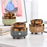 Réchauffeur de bougie personnalisé 2 en 1 cire en céramique fond brûleur parfumé chauffe-bougies électriques