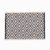 Tapis miniature pour maison de poupée à l'échelle 1/12, tapis en tissu tissé pour la décoration de scène de diorama