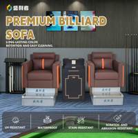 Canapé de billard en cuir sur mesure, chaise de billard pour usage domestique et lieux commerciaux tels que les clubs de billard