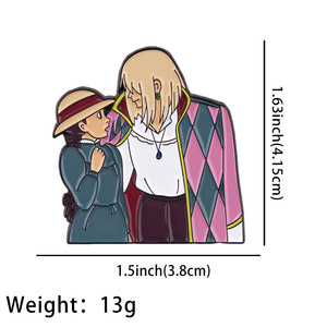 アニメセーラームーンキャットバッジ顔なしブローチマン千と千尋の神隠しミヤザキハヤオピン - Product Image 2