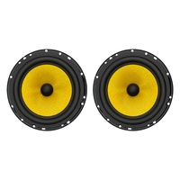 Sistem Speaker Mobil Komponen 2 Arah YB 6.5 Inch dengan Tweeter, Crossover, dan Kit Upgrade Audio Besi 12V