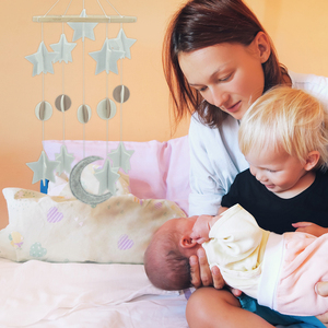 <span class=keywords><strong>Mobile</strong></span> de berceau en feutre pour bébés-étoiles, <span class=keywords><strong>Mobile</strong></span> de crèche de lune pour garçon ou fille, <span class=keywords><strong>Mobile</strong></span> de berceau en feutre moderne pour cadeau de Baby Shower - Product Image 5