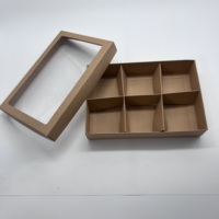 Boîtes d'emballage en papier couché pliables et recyclables pour biscuits, desserts, gâteaux et sushis avec laminage brillant/mat et gaufrage