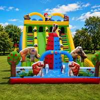Parcours d'obstacles aquatiques gonflables de haute qualité pour enfants en plein air à vendre, château gonflable amusant