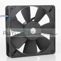 Ventilateur de refroidissement silencieux haut de gamme 24V 48V DC12V 160mA 2W AC EC 12025 120x120x25MM 12CM 2 fils pour onduleur 4412FGML