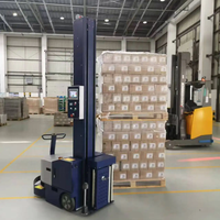 Machine d'emballage automatique de film étirable pour palettes, robot portable auto-propulsé pré-étiré