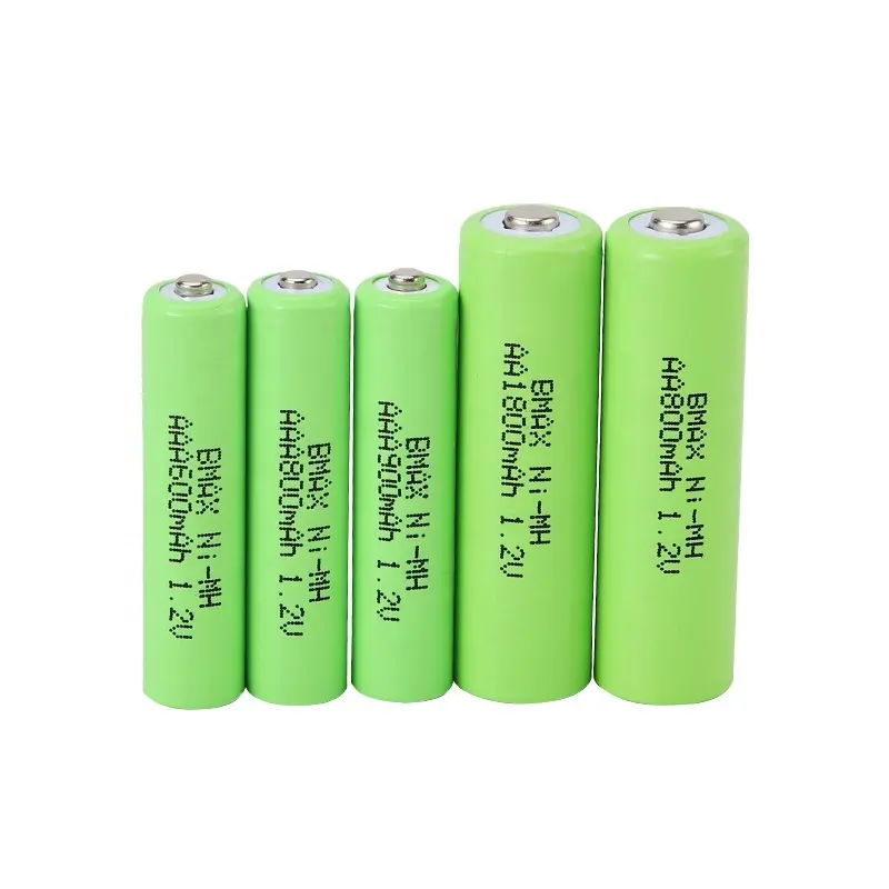 Rechargeable Ni-MH AA AAA Battery 1.2V 600mAh 800mAh 900mAh 1800mAh Nickel Metal Hydride AA Battery