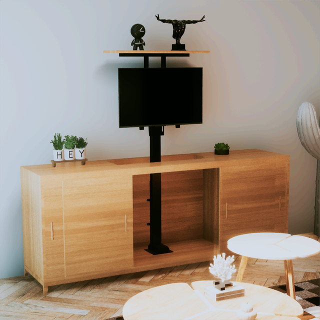 Contuo Quality TV Stand Electric TV Bracket Smart Furniture Fully Automatic Hidden TV Lifting Cabinet for Living Room